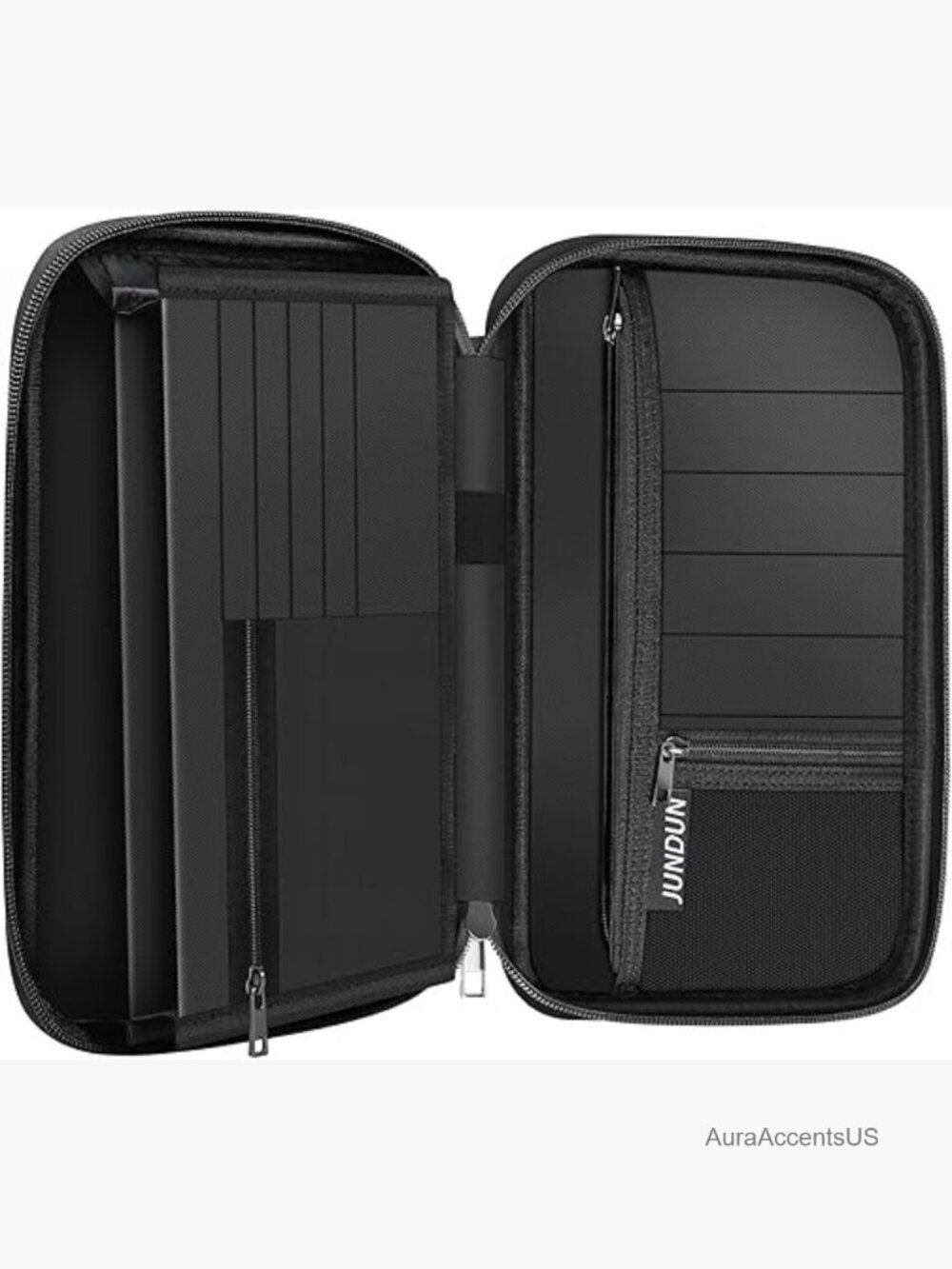 Fireproof Travel Passport Wallet with RFID, Document Organizer for Family